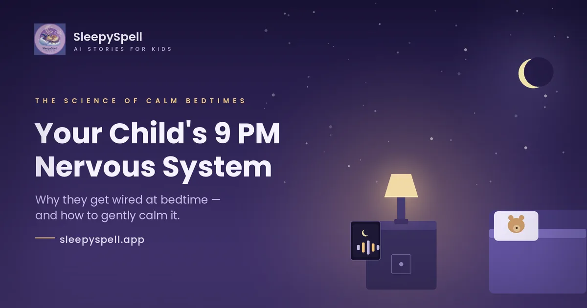 A sleepy three-year-old in cosy pyjamas curled up in a warmly lit bedroom at dusk, illustrating healthy toddler sleep habits and how much rest a 3-year-old needs.